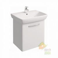 NOVA PRO комплект: умывальник 65 cм  прямоугольный + шкафчик, белый глянец