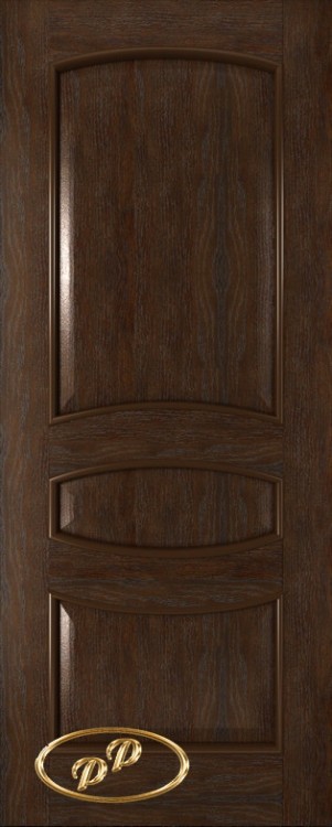 80 Алина шпон НАТУР. ДУБ тон Каштан ДГ