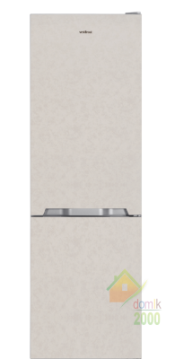 Холодильник двухдверный с нижним расположением морозильной камеры No Frost ELEC VF 373 EB мрамор беж									 Объем: 341 л (259+104). Цвет: Мраморный бежевый. Дисплей. 1 компрессор (R600a). Класс энергопотребления A+. Холодильное отделение: 3+1 полки (стекло), подставка для яиц, ящик для овощей, AdaptiLift, OptiFresh; Морозильное отделение: 3 ящика; лоток для хранения льда. Размеры (ВхШхГ), см: 186х65х60. No Frost.
