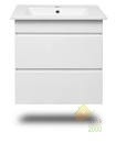 VOLLE AIVA комплект мебели 60см белый: тумба подвесная , 2 ящика + умывальник накладной
