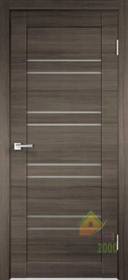 Дверьное полотно екошпон LINEA 8 weldoris Дуб серый поперечный