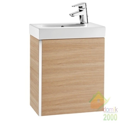 MINI тумба 450*250*575мм, с умывальником, цвет дуб