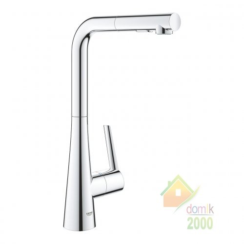 Essence Смеситель для кухни однорычажный, DN 15, цв. supersteel