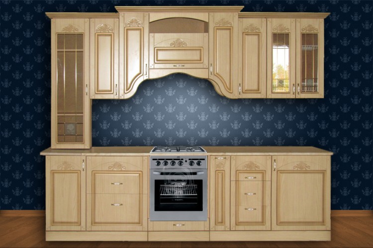 Кухонный гарнитур « Роза» 2,80 орех, клен