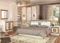 Спальный гарнитур «Мишель» 3ст. венге, белый